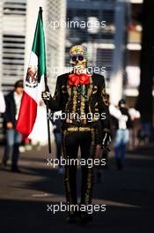 Day of the Dead atmosphere in the paddock. 27.10.2017. Formula 1 World Championship, Rd 18, Mexican Grand Prix, Mexico City, Mexico, Practice Day.