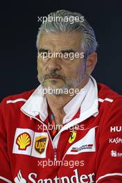 Maurizio Arrivabene (ITA) Scuderia Ferrari Team Principal  27.10.2017. Formula 1 World Championship, Rd 18, Mexican Grand Prix, Mexico City, Mexico, Practice Day.