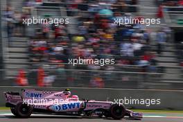 Esteban Ocon (FRA) Force India F1  27.10.2017. Formula 1 World Championship, Rd 18, Mexican Grand Prix, Mexico City, Mexico, Practice Day.