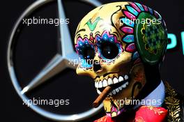 Day of the Dead atmosphere. 27.10.2017. Formula 1 World Championship, Rd 18, Mexican Grand Prix, Mexico City, Mexico, Practice Day.