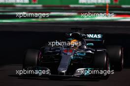 Lewis Hamilton (GBR) Mercedes AMG F1 W08. 27.10.2017. Formula 1 World Championship, Rd 18, Mexican Grand Prix, Mexico City, Mexico, Practice Day.