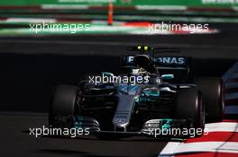 Valtteri Bottas (FIN) Mercedes AMG F1 W08. 27.10.2017. Formula 1 World Championship, Rd 18, Mexican Grand Prix, Mexico City, Mexico, Practice Day.