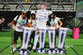 Fans of Lewis Hamilton (GBR) Mercedes AMG F1. 27.10.2017. Formula 1 World Championship, Rd 18, Mexican Grand Prix, Mexico City, Mexico, Practice Day.