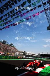 Sebastian Vettel (GER) Ferrari SF70H. 27.10.2017. Formula 1 World Championship, Rd 18, Mexican Grand Prix, Mexico City, Mexico, Practice Day.