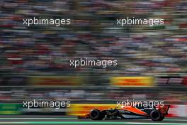 Fernando Alonso (ESP) McLaren F1  27.10.2017. Formula 1 World Championship, Rd 18, Mexican Grand Prix, Mexico City, Mexico, Practice Day.