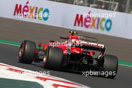 Kimi Raikkonen (FIN) Scuderia Ferrari  27.10.2017. Formula 1 World Championship, Rd 18, Mexican Grand Prix, Mexico City, Mexico, Practice Day.
