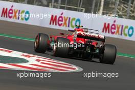 Kimi Raikkonen (FIN) Scuderia Ferrari  27.10.2017. Formula 1 World Championship, Rd 18, Mexican Grand Prix, Mexico City, Mexico, Practice Day.
