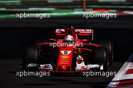 Sebastian Vettel (GER) Ferrari SF70H. 27.10.2017. Formula 1 World Championship, Rd 18, Mexican Grand Prix, Mexico City, Mexico, Practice Day.