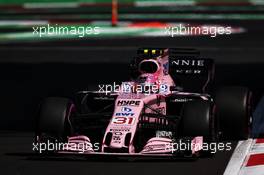 Esteban Ocon (FRA) Sahara Force India F1 VJM10. 27.10.2017. Formula 1 World Championship, Rd 18, Mexican Grand Prix, Mexico City, Mexico, Practice Day.