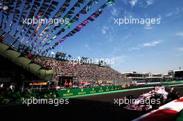 Sergio Perez (MEX) Sahara Force India F1 VJM10. 27.10.2017. Formula 1 World Championship, Rd 18, Mexican Grand Prix, Mexico City, Mexico, Practice Day.