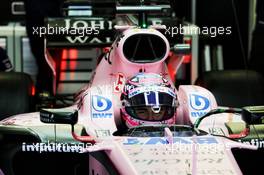 Sergio Perez (MEX) Sahara Force India F1 VJM10. 27.10.2017. Formula 1 World Championship, Rd 18, Mexican Grand Prix, Mexico City, Mexico, Practice Day.