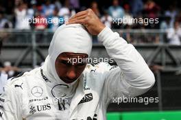 Lewis Hamilton (GBR) Mercedes AMG F1 on the grid. 29.10.2017. Formula 1 World Championship, Rd 18, Mexican Grand Prix, Mexico City, Mexico, Race Day.