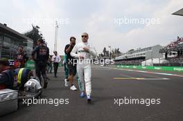 Valtteri Bottas (FIN) Mercedes AMG F1 W08. 29.10.2017. Formula 1 World Championship, Rd 18, Mexican Grand Prix, Mexico City, Mexico, Race Day.