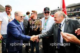 Carlos Slim Sr (MEX) Telmex and America Movil Chairman and Chief Executive. on the grid. 29.10.2017. Formula 1 World Championship, Rd 18, Mexican Grand Prix, Mexico City, Mexico, Race Day.