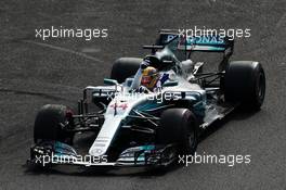 Lewis Hamilton (GBR) Mercedes AMG F1 W08 celebrates winning the World Championship in parc ferme. 29.10.2017. Formula 1 World Championship, Rd 18, Mexican Grand Prix, Mexico City, Mexico, Race Day.