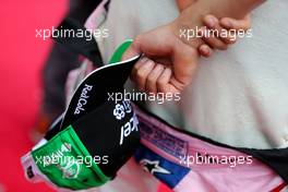 Sergio Perez (MEX) Sahara Force India F1   29.10.2017. Formula 1 World Championship, Rd 18, Mexican Grand Prix, Mexico City, Mexico, Race Day.