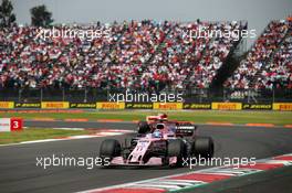 Sergio Perez (MEX) Sahara Force India F1 VJM10. 29.10.2017. Formula 1 World Championship, Rd 18, Mexican Grand Prix, Mexico City, Mexico, Race Day.