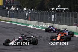 Romain Grosjean (FRA) Haas F1 Team VF-17. 29.10.2017. Formula 1 World Championship, Rd 18, Mexican Grand Prix, Mexico City, Mexico, Race Day.