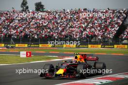 Max Verstappen (NLD) Red Bull Racing RB13. 29.10.2017. Formula 1 World Championship, Rd 18, Mexican Grand Prix, Mexico City, Mexico, Race Day.