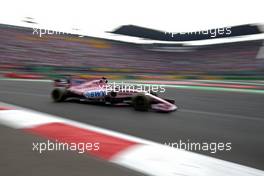 Sergio Perez (MEX) Sahara Force India F1   29.10.2017. Formula 1 World Championship, Rd 18, Mexican Grand Prix, Mexico City, Mexico, Race Day.