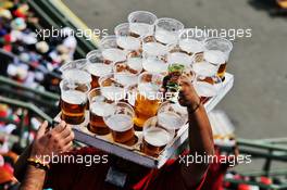 Heineken beer on sale for fans in the grandstand. 29.10.2017. Formula 1 World Championship, Rd 18, Mexican Grand Prix, Mexico City, Mexico, Race Day.