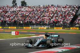 Lewis Hamilton (GBR) Mercedes AMG F1 W08. 29.10.2017. Formula 1 World Championship, Rd 18, Mexican Grand Prix, Mexico City, Mexico, Race Day.