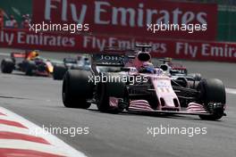 Sergio Perez (MEX) Sahara Force India F1   29.10.2017. Formula 1 World Championship, Rd 18, Mexican Grand Prix, Mexico City, Mexico, Race Day.