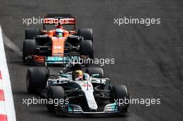 Lewis Hamilton (GBR) Mercedes AMG F1 W08. 29.10.2017. Formula 1 World Championship, Rd 18, Mexican Grand Prix, Mexico City, Mexico, Race Day.