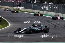 Valtteri Bottas (FIN) Mercedes AMG F1 W08. 29.10.2017. Formula 1 World Championship, Rd 18, Mexican Grand Prix, Mexico City, Mexico, Race Day.