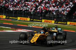 Carlos Sainz Jr (ESP) Renault Sport F1 Team RS17. 29.10.2017. Formula 1 World Championship, Rd 18, Mexican Grand Prix, Mexico City, Mexico, Race Day.