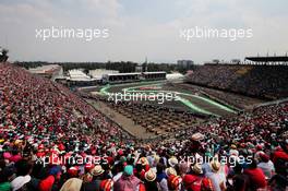 Lewis Hamilton (GBR) Mercedes AMG F1 W08. 29.10.2017. Formula 1 World Championship, Rd 18, Mexican Grand Prix, Mexico City, Mexico, Race Day.