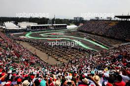 Sergio Perez (MEX) Sahara Force India F1 VJM10. 29.10.2017. Formula 1 World Championship, Rd 18, Mexican Grand Prix, Mexico City, Mexico, Race Day.