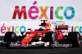 Kimi Raikkonen (FIN) Ferrari SF70H. 28.10.2017. Formula 1 World Championship, Rd 18, Mexican Grand Prix, Mexico City, Mexico, Qualifying Day.