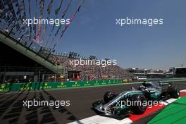 Valtteri Bottas (FIN) Mercedes AMG F1  28.10.2017. Formula 1 World Championship, Rd 18, Mexican Grand Prix, Mexico City, Mexico, Qualifying Day.