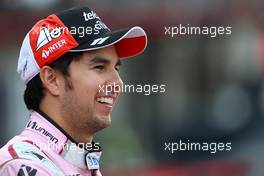 Sergio Perez (MEX) Sahara Force India F1   28.10.2017. Formula 1 World Championship, Rd 18, Mexican Grand Prix, Mexico City, Mexico, Qualifying Day.