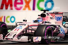 Sergio Perez (MEX) Sahara Force India F1 VJM10. 28.10.2017. Formula 1 World Championship, Rd 18, Mexican Grand Prix, Mexico City, Mexico, Qualifying Day.