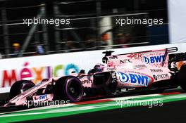 Sergio Perez (MEX) Sahara Force India F1 VJM10. 28.10.2017. Formula 1 World Championship, Rd 18, Mexican Grand Prix, Mexico City, Mexico, Qualifying Day.