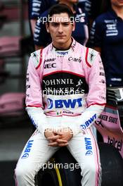 Alfonso Celis Jr (MEX) Sahara Force India F1 Development Driver at a team photograph. 28.10.2017. Formula 1 World Championship, Rd 18, Mexican Grand Prix, Mexico City, Mexico, Qualifying Day.