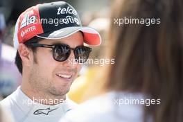 Sergio Perez (MEX) Sahara Force India F1. 28.10.2017. Formula 1 World Championship, Rd 18, Mexican Grand Prix, Mexico City, Mexico, Qualifying Day.