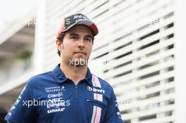 Sergio Perez (MEX) Sahara Force India F1. 28.10.2017. Formula 1 World Championship, Rd 18, Mexican Grand Prix, Mexico City, Mexico, Qualifying Day.