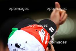 Sergio Perez (MEX) Sahara Force India F1   28.10.2017. Formula 1 World Championship, Rd 18, Mexican Grand Prix, Mexico City, Mexico, Qualifying Day.