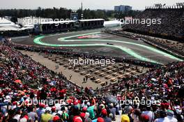 Sergio Perez (MEX) Sahara Force India F1 VJM10. 28.10.2017. Formula 1 World Championship, Rd 18, Mexican Grand Prix, Mexico City, Mexico, Qualifying Day.