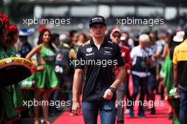 Max Verstappen (NLD) Red Bull Racing on the drivers parade. 29.10.2017. Formula 1 World Championship, Rd 18, Mexican Grand Prix, Mexico City, Mexico, Race Day.
