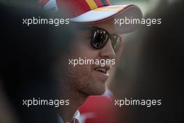 Sebastian Vettel (GER) Ferrari. 26.10.2017. Formula 1 World Championship, Rd 18, Mexican Grand Prix, Mexico City, Mexico, Preparation Day.