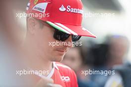 Kimi Raikkonen (FIN) Ferrari. 26.10.2017. Formula 1 World Championship, Rd 18, Mexican Grand Prix, Mexico City, Mexico, Preparation Day.