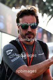Fernando Alonso (ESP) McLaren. 26.10.2017. Formula 1 World Championship, Rd 18, Mexican Grand Prix, Mexico City, Mexico, Preparation Day.