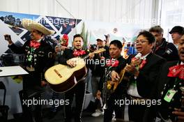 Traditional Mexican Band with the Red Bull Racing team. 26.10.2017. Formula 1 World Championship, Rd 18, Mexican Grand Prix, Mexico City, Mexico, Preparation Day.