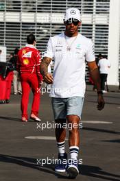 Lewis Hamilton (GBR) Mercedes AMG F1. 26.10.2017. Formula 1 World Championship, Rd 18, Mexican Grand Prix, Mexico City, Mexico, Preparation Day.