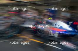 Pierre Gasly (FRA) Scuderia Toro Rosso STR12 practices a pit stop. 26.10.2017. Formula 1 World Championship, Rd 18, Mexican Grand Prix, Mexico City, Mexico, Preparation Day.