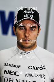 Sergio Perez (MEX) Sahara Force India F1. 29.09.2017. Formula 1 World Championship, Rd 15, Malaysian Grand Prix, Sepang, Malaysia, Friday.